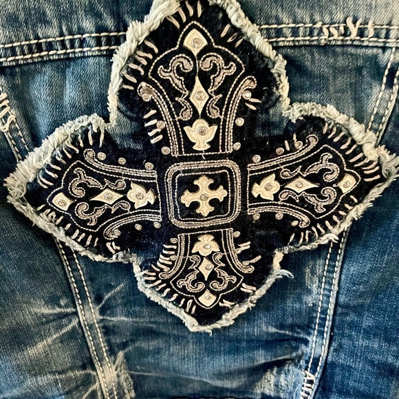 Miss Me Denim Jean Jacket Size S - Picture 5 of 6